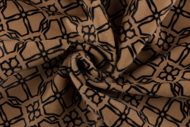 Babycalf stampa silk serigrafia jersey nero